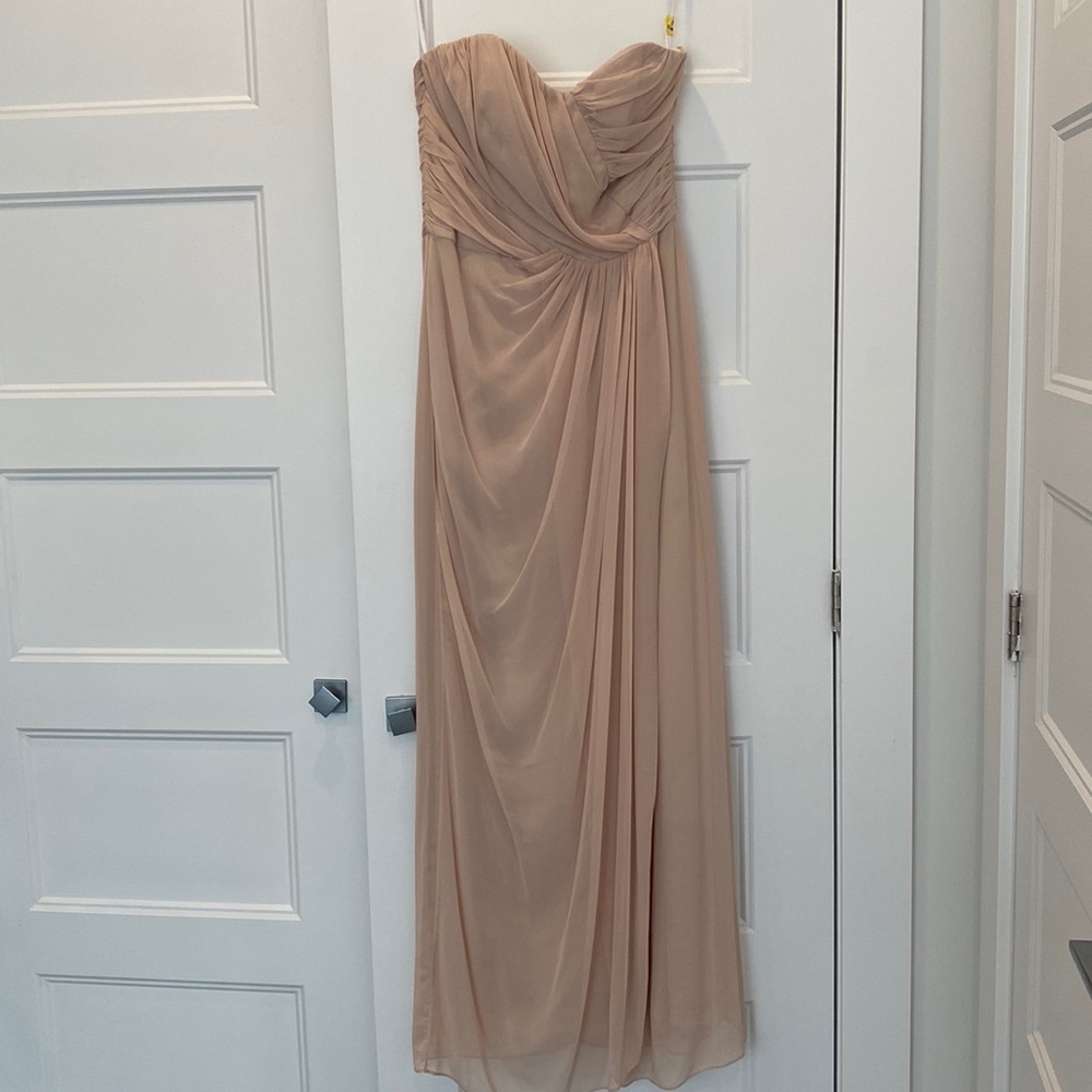 Ready Collections - Pale Pink strapless evening gown